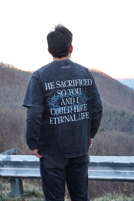 Eternal life tee (black)